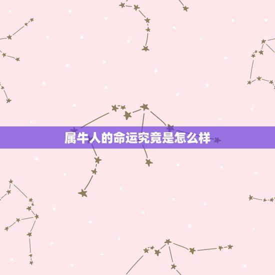 属牛人的命运究竟是怎么样,属牛人今年的财运如何 属牛人的命运究竟是怎么样,属牛人今年的财运如何