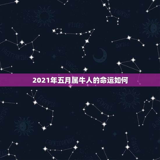 2021年五月属牛人的命运如何，1973年属牛2021年每月运势