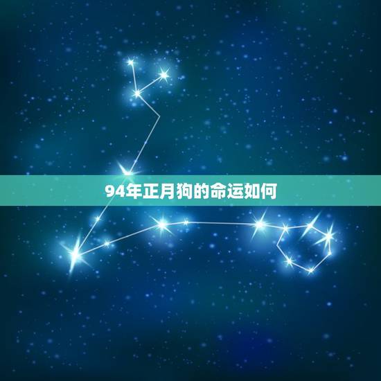 94年正月狗的命运如何,94年属狗女姻缘 94年正月狗的命运如何,94年属狗女姻缘