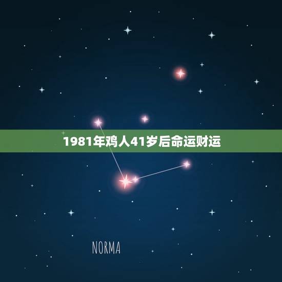 1981年鸡人41岁后命运财运，1981年属鸡2022 年运势