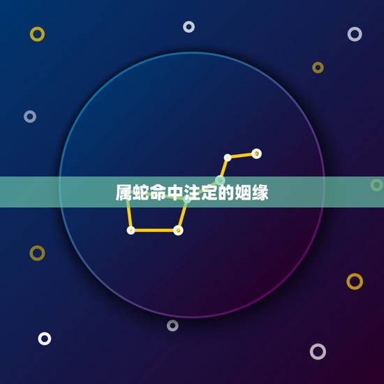 属蛇命中注定的姻缘，属蛇人到老了有情人吗