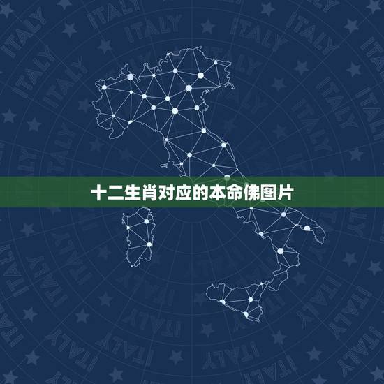 十二生肖对应的本命佛图片，十二生肖的对应的图片