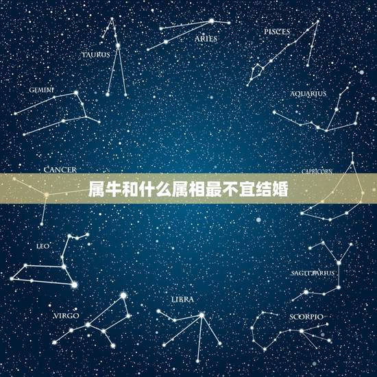 属牛和什么属相最不宜结婚，属牛人最佳结婚属相与最不适宜属相各是哪些