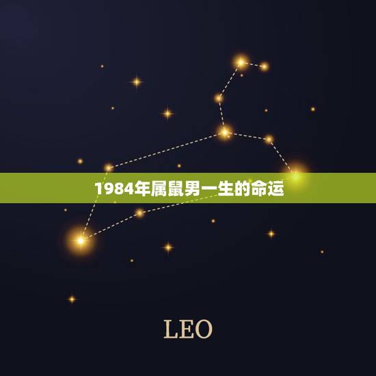 1984年属鼠男一生的命运,1984年属鼠三次灾难 1984年属鼠男一生的命运,1984年属鼠三次灾难
