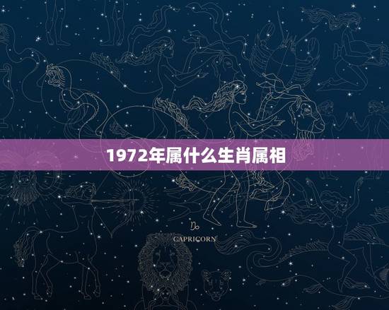 1972年属什么生肖属相,1972年出生什么属相 1972年属什么生肖属相,1972年出生什么属相