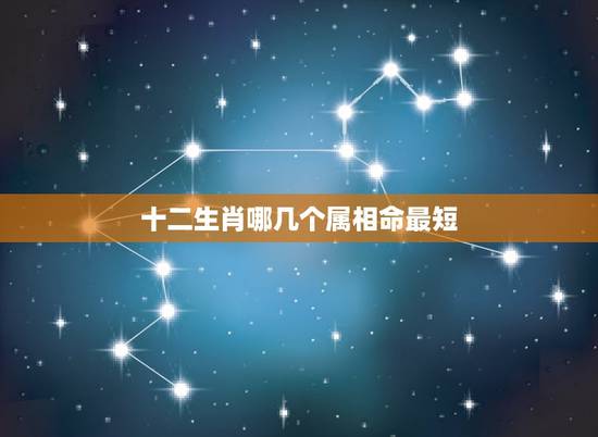 十二生肖哪几个属相命最短,12生肖的动物命最短的是什么动物 十二生肖哪几个属相命最短,12生肖的动物命最短的是什么动物