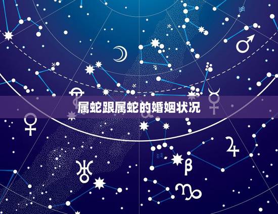 属蛇跟属蛇的婚姻状况,一对属蛇夫妻感情怎么样 属蛇跟属蛇的婚姻状况,一对属蛇夫妻感情怎么样