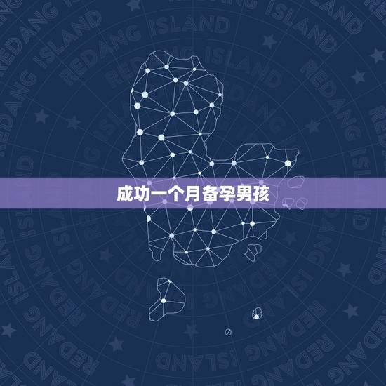 成功一个月备孕男孩，上一胎预知下一胎男女