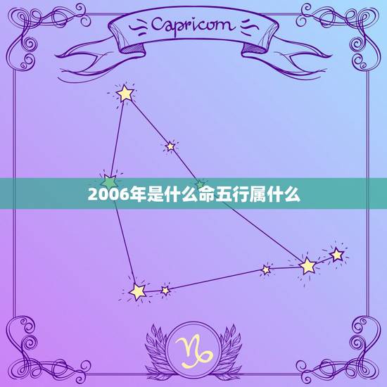 2006年是什么命五行属什么,2006年属狗是什么命 2006年是什么命五行属什么,2006年属狗是什么命