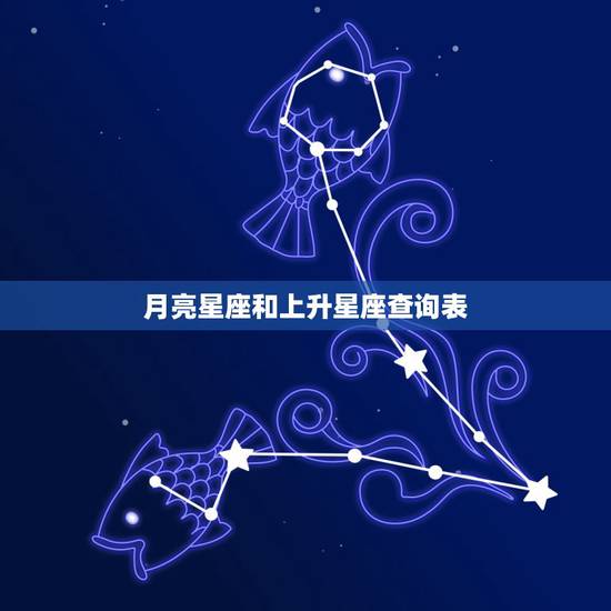 月亮星座和上升星座查询表 月亮星座代表什么 月亮星座和上升星座查询表 月亮星座代表什么