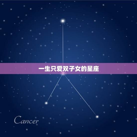 一生只爱双子女的星座 双子座一生只爱一个人 一生只爱双子女的星座 双子座一生只爱一个人