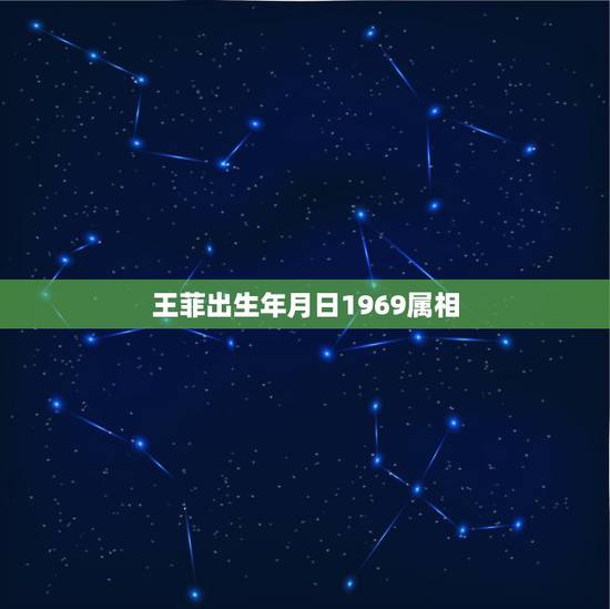 王菲出生年月日1969属相，王菲是哪一年出生的？
