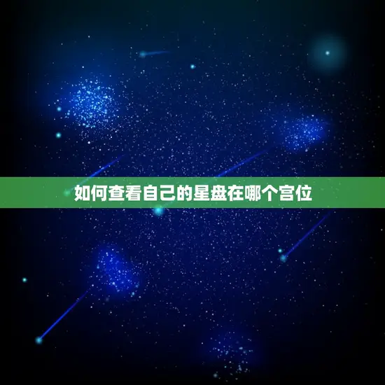 如何查看自己的星盘在哪个宫位 如何查看自己的星盘在哪个宫位