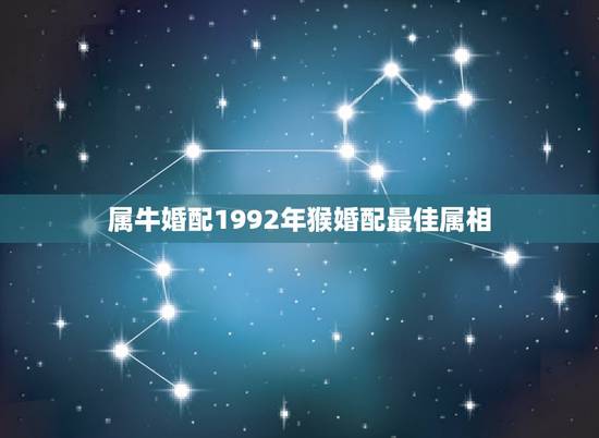 属牛婚配1992年猴婚配最佳属相,85年属牛的和什么属相最配 属牛婚配1992年猴婚配最佳属相,85年属牛的和什么属相最配