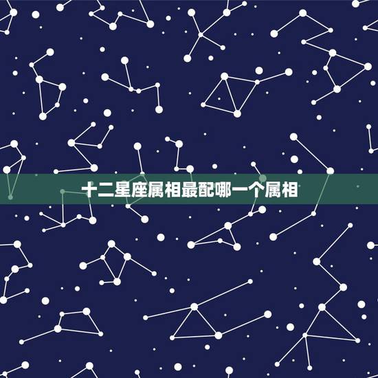 十二星座属相最配哪一个属相，十二生肖配对十二星座配对？