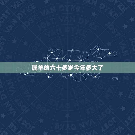 属羊的六十多岁今年多大了，属羊今年多大岁数2022 年