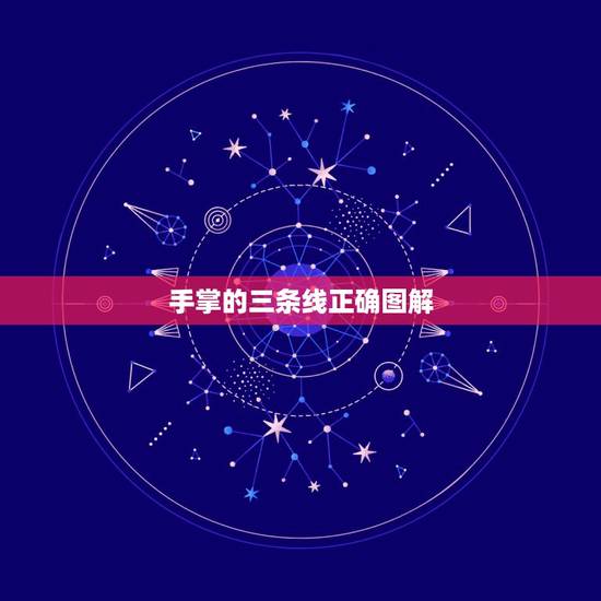 手掌的三条线正确图解,怎么看手相?手相的三条线分别代表什么? 手掌的三条线正确图解,怎么看手相?手相的三条线分别代表什么?