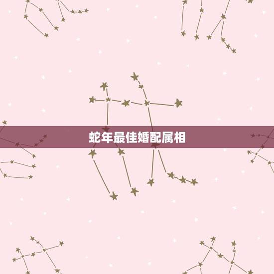 蛇年最佳婚配属相，生肖蛇跟什么最配，属蛇的属相婚配表