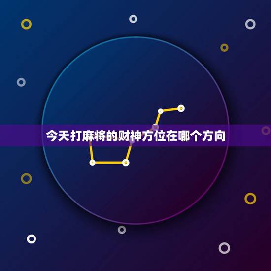 今天打麻将的财神方位在哪个方向，今天打麻将的财神方位在哪里？打嘛将在那
