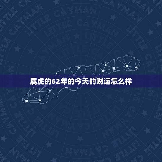 属虎的62年的今天的财运怎么样，六二年属虎女今年的运势