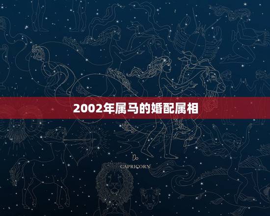 2002年属马的婚配属相，属马的和什么属相最配