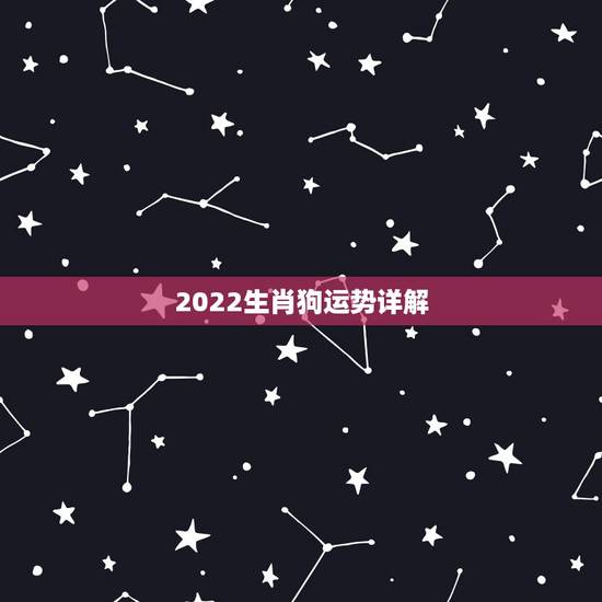 2022生肖狗运势详解,2022年生肖狗运势详解 2022生肖狗运势详解,2022年生肖狗运势详解