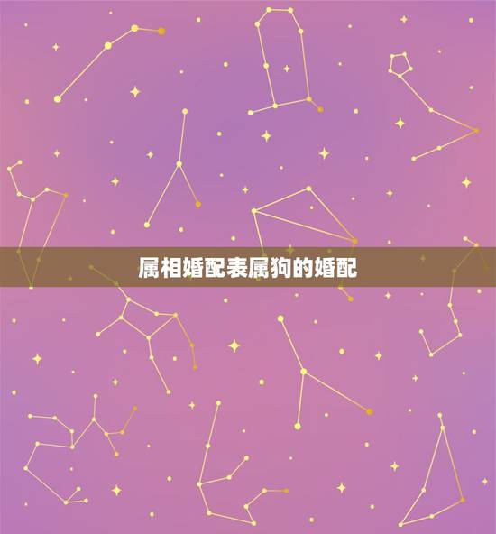 属相婚配表属狗的婚配,属狗的属相婚配表 属相婚配表属狗的婚配,属狗的属相婚配表