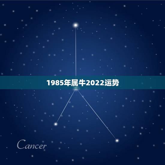 1985年属牛2022运势，85年属牛2021年运势及运程每月运程