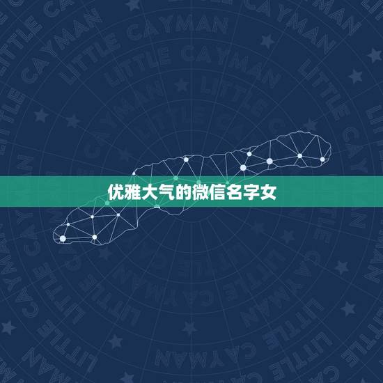优雅大气的微信名字女,微信网名女生简单气质二字 优雅大气的微信名字女,微信网名女生简单气质二字