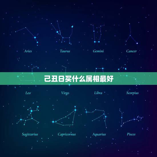 己丑日买什么属相最好，什么属相最好