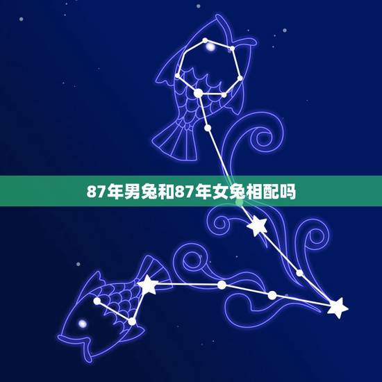 87年男兔和87年女兔相配吗,男兔和女兔87年的能在一起吗 87年男兔和87年女兔相配吗,男兔和女兔87年的能在一起吗