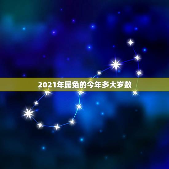 2021年属兔的今年多大岁数，属兔子的2021年今年多大