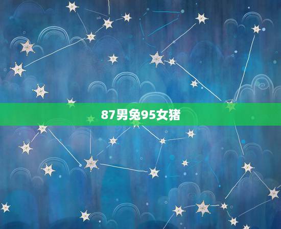 87男兔95女猪,87年男兔和95年女猪 87男兔95女猪,87年男兔和95年女猪