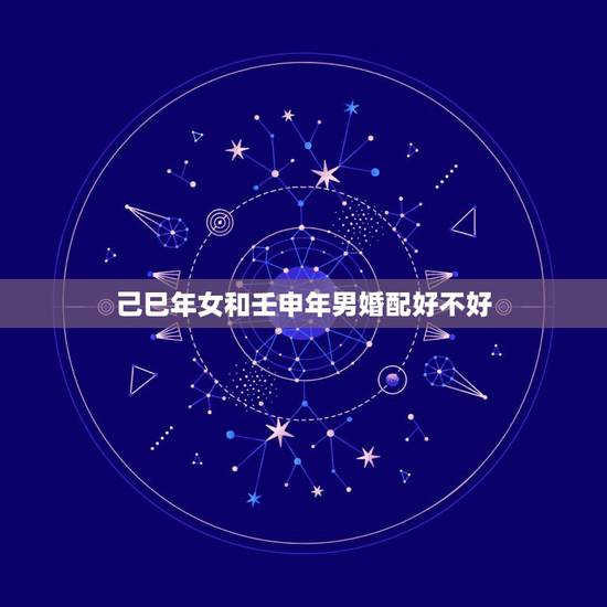 己巳年女和壬申年男婚配好不好,己巳年男与己巳年女相配吗 己巳年女和壬申年男婚配好不好,己巳年男与己巳年女相配吗