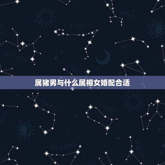 属猪男与什么属相女婚配合适，属蛇和什么属相最配