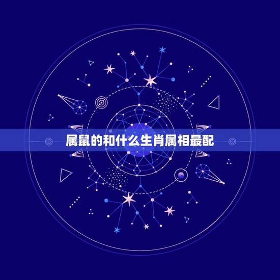 属鼠的和什么生肖属相最配，属鼠的属相婚配表 男女属鼠的和什么属相最配