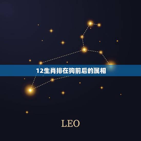 12生肖排在狗前后的属相,12的生肖顺序 12生肖排在狗前后的属相,12的生肖顺序
