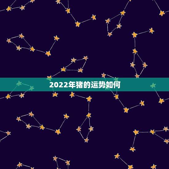 2022年猪的运势如何，1983年属猪2022年运势怎样