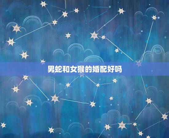 男蛇和女猴的婚配好吗,属蛇男和属猴女结婚好吗?大家感觉一般! 男蛇和女猴的婚配好吗,属蛇男和属猴女结婚好吗?大家感觉一般!