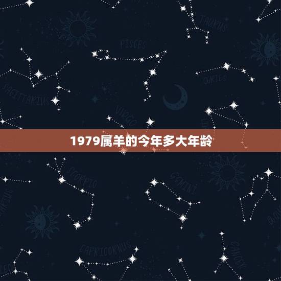 1979属羊的今年多大年龄,属羊的今年多大2022 1979属羊的今年多大年龄,属羊的今年多大2022