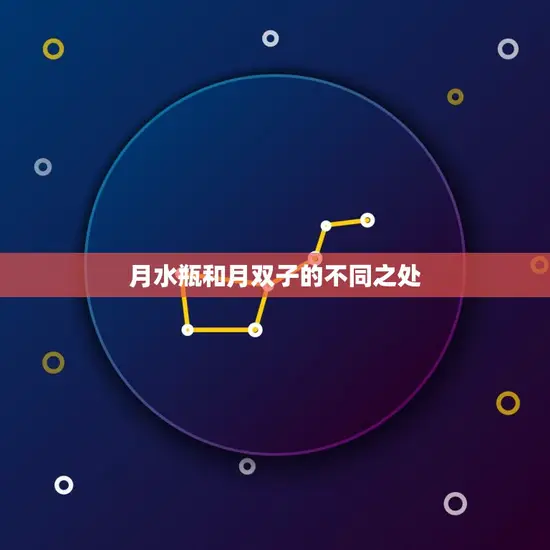 月水瓶和月双子的不同之处