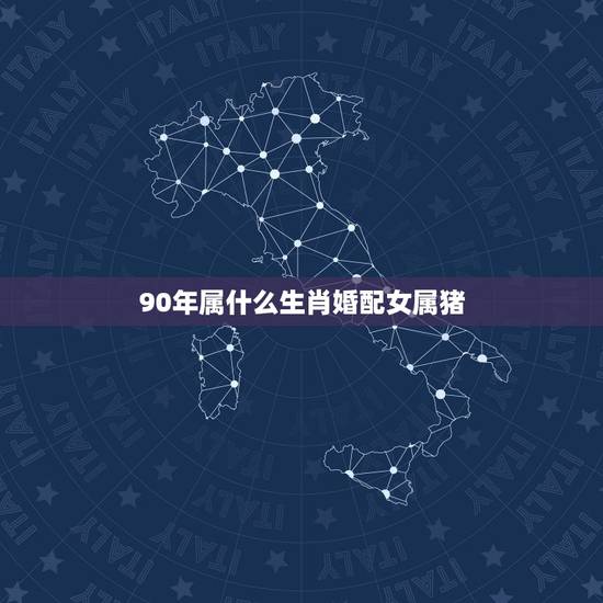 90年属什么生肖婚配女属猪，95年属猪的女和90年属马的男的
