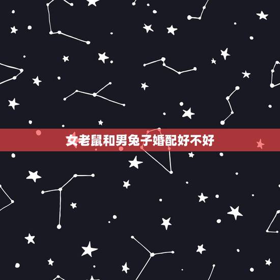 女老鼠和男兔子婚配好不好,属鼠女和属兔男相配吗? 女老鼠和男兔子婚配好不好,属鼠女和属兔男相配吗?