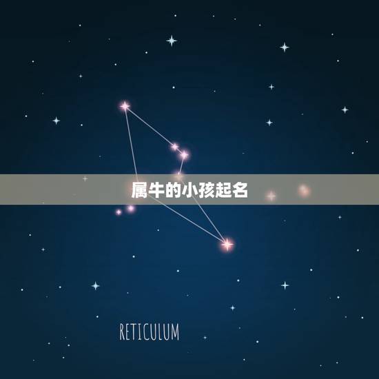属牛的小孩起名,属牛女孩名字大全 属牛的小孩起名,属牛女孩名字大全