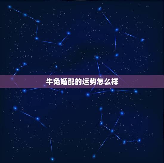 牛兔婚配的运势怎么样,属兔的与属牛婚配如何 牛兔婚配的运势怎么样,属兔的与属牛婚配如何