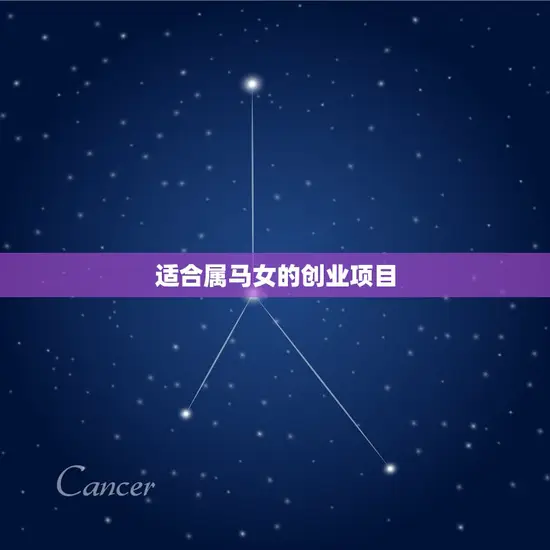 适合属马女的创业项目