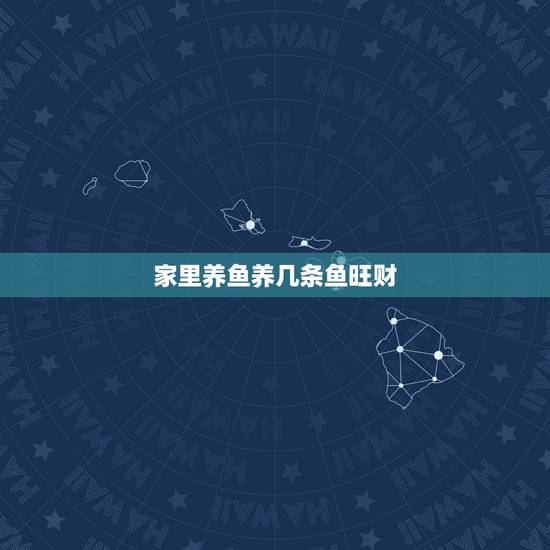 家里养鱼养几条鱼旺财，家庭养鱼风水属相搭配，看看你养几条鱼才能旺财