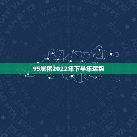95属猪2022年下半年运势，2021年95年属猪女运势