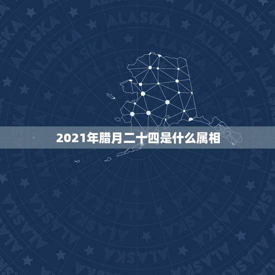 2021年腊月二十四是什么属相，2021年24岁属什么生肖，2021年