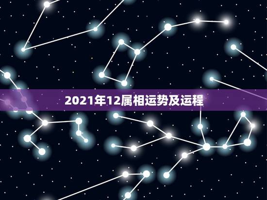 2021年12属相运势及运程，2021年属相运势及运程